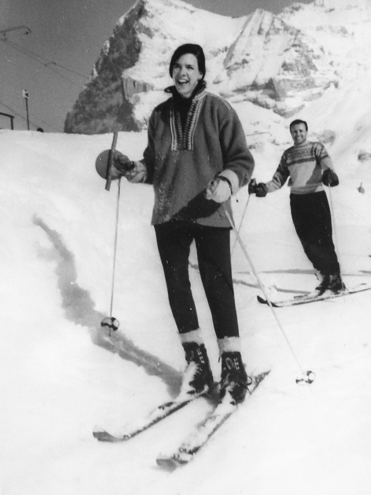Mary Burack-skiing